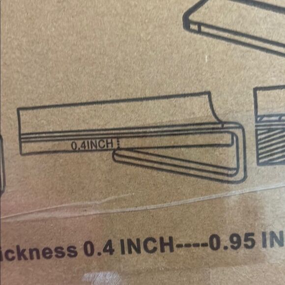 Acrylic Shelf Dividers - Clear. Six pack - Picture 9 of 11